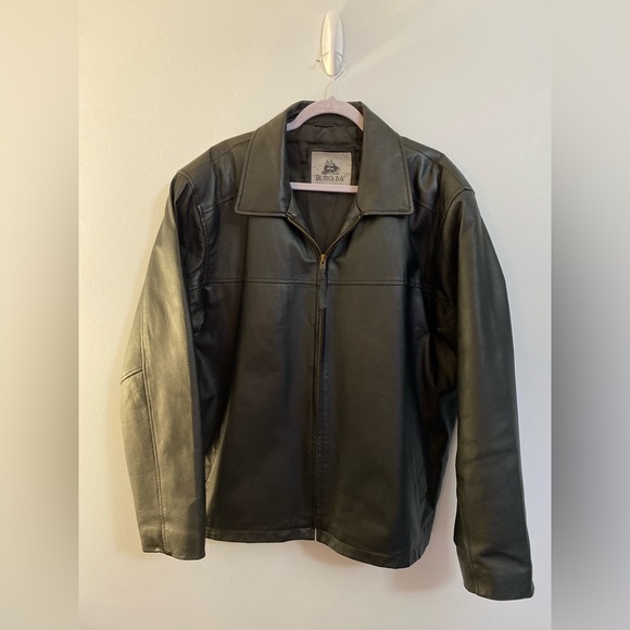 Burk’s Bay Leather Jacket Vintage - Picture 3 of 8
